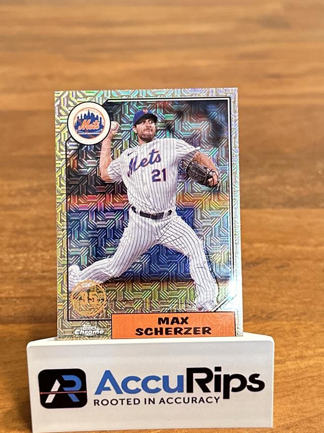 2022 Topps Chrome Black Max Scherzer BASE CARDS #60