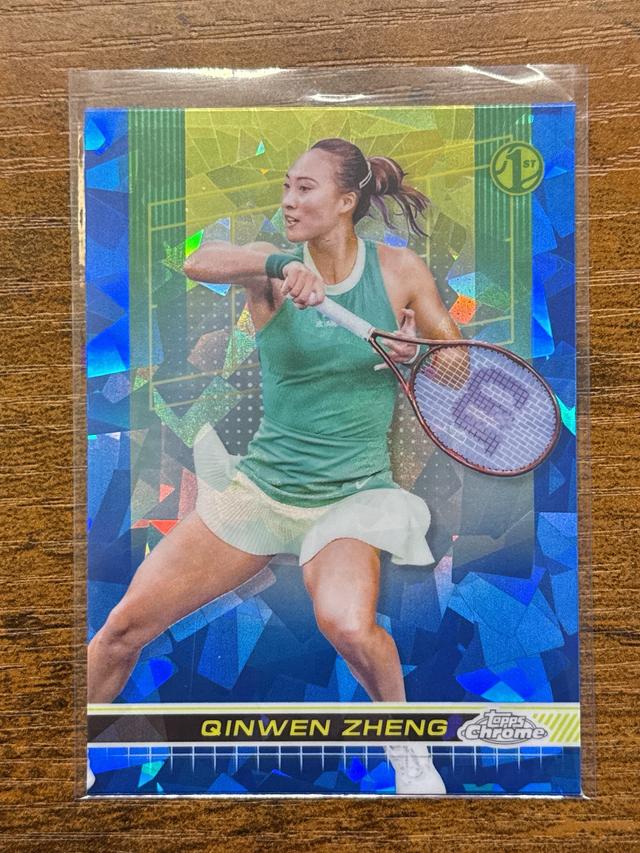 2024 Topps Chrome Sapphire Tennis Qinwen Zheng ﻿Base Set #119