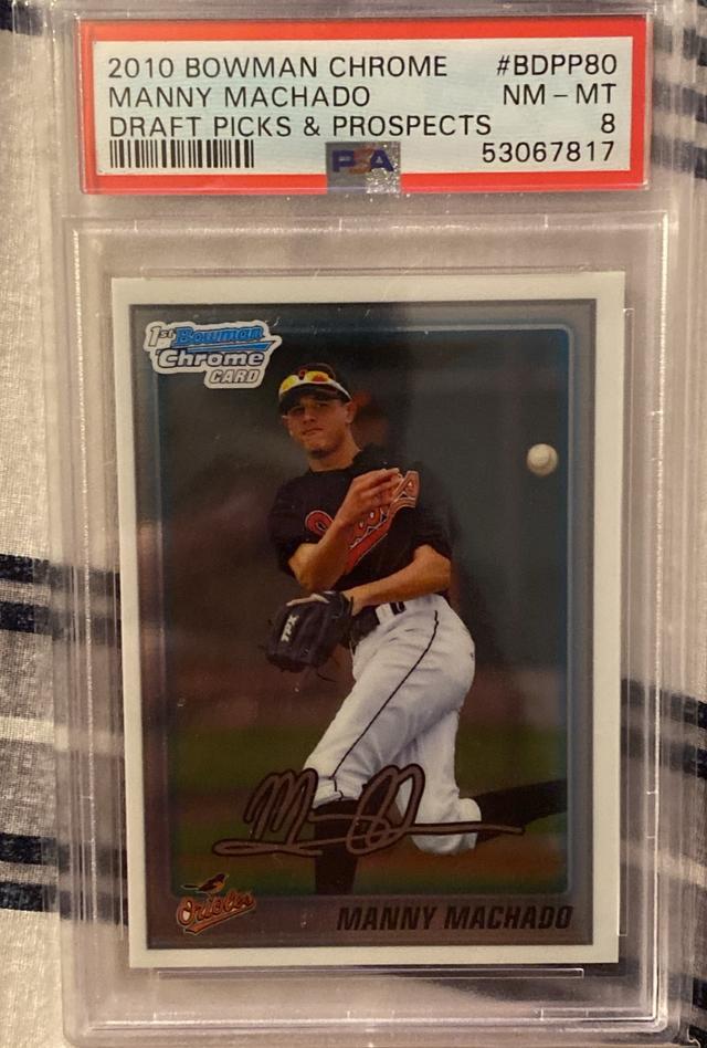 2010 Bowman Draft Picks & Prospects Manny Machado #BDPP80