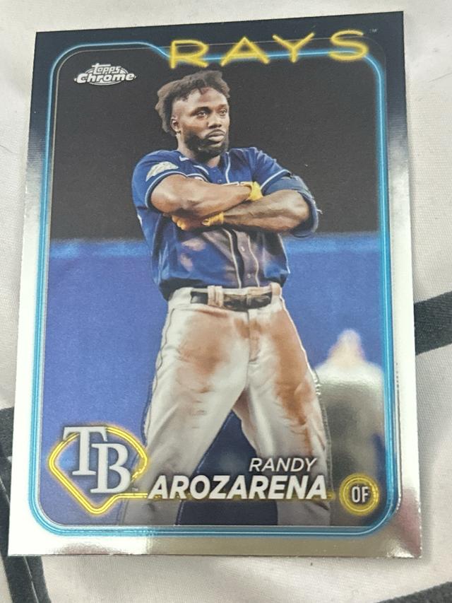 2024 Topps Chrome Randy Arozarena ﻿Base Set #153