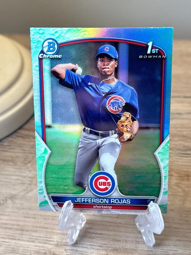 2023 Bowman Jefferson Rojas CHROME PROSPECTS Lunar Glow Refractors #BCP-70