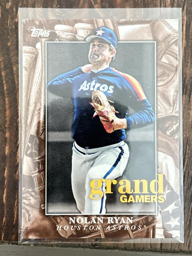 2024 Topps Series 1 Nolan Ryan GRAND GAMERS #GOG-1