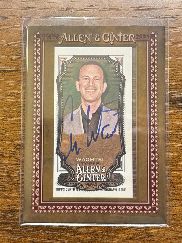 2024 Topps Allen & Ginter Charlie Wachtel Mini Non-Baseball Autographs #MA-CW