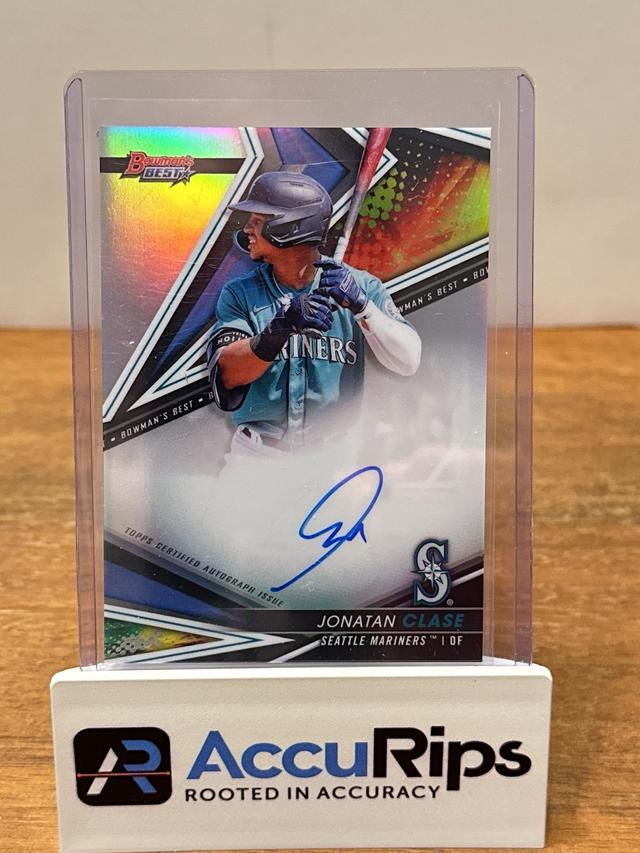 2022 Bowman's Best Jonatan Clase of Autographs Set Refractor #B22-JC