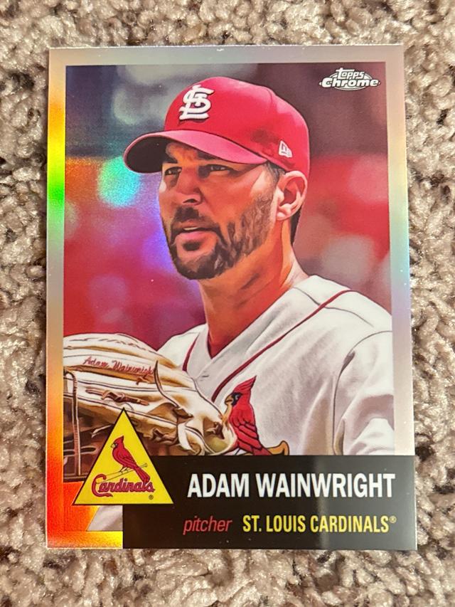 2022 Topps Chrome Platinum Adam Wainwright ﻿Base Set #232