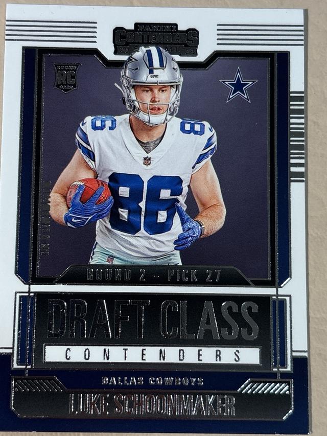 2023 Panini Contenders Luke Schoonmaker Draft Class #16