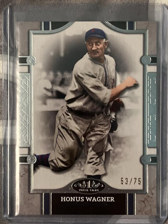 2024 Topps Tier One Honus Wagner ﻿Base Set Holo Silver Foil #1