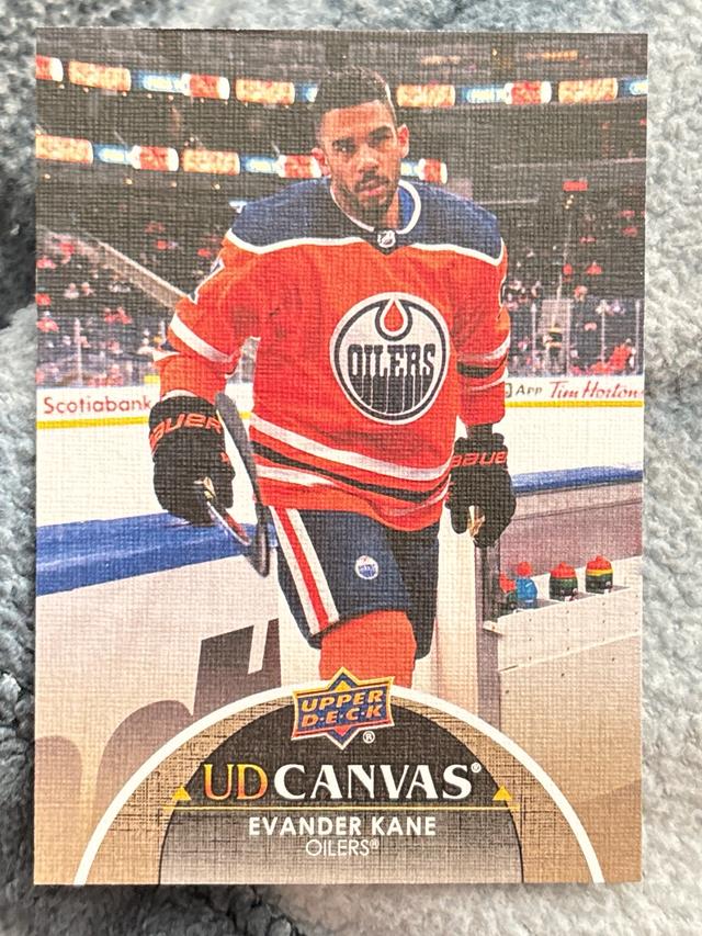 2021-22 Upper Deck Extended Series Evander Kane UD Canvas Set #C301