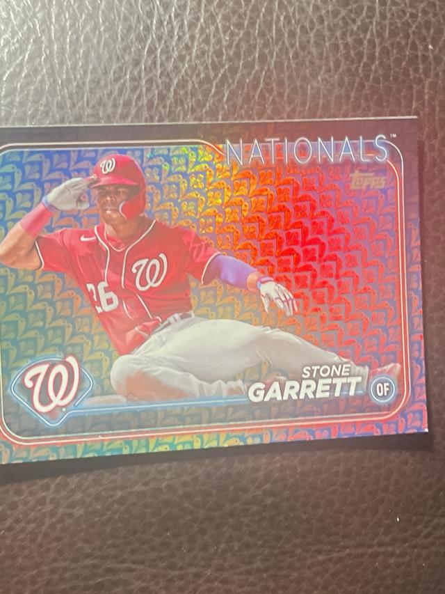 2024 Topps Series 1 Stone Garrett BASE CARD SET Holiday #68