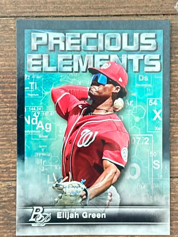 2023 Bowman Platinum Elijah Green PRECIOUS ELEMENTS #PE-24