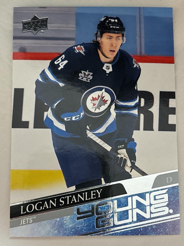 2020-21 Upper Deck Extended Series Logan Stanley Base Young Guns Set #703