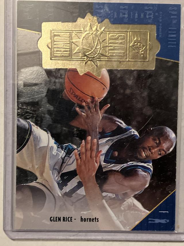 1998 UD SPx Finite Glen Rice  ﻿Series One #93