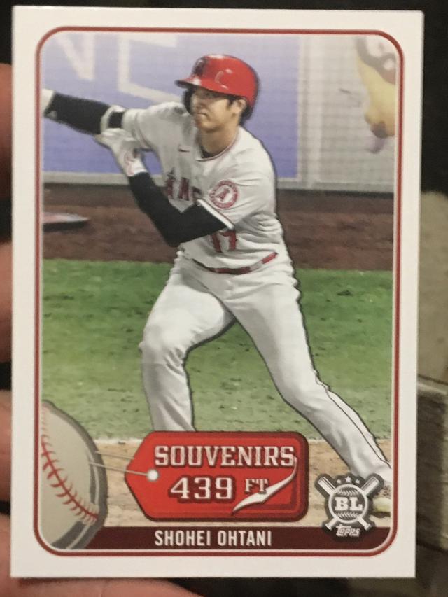 2021 Topps Big League Shohei Ohtani Souvenirs Checklist #SO-3