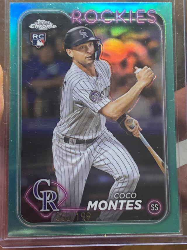 2024 Topps Chrome Coco Montes ﻿Base Set /199 #182