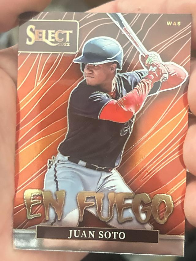 2022 Panini Select Juan Soto En Fuego Set Holo #EF20