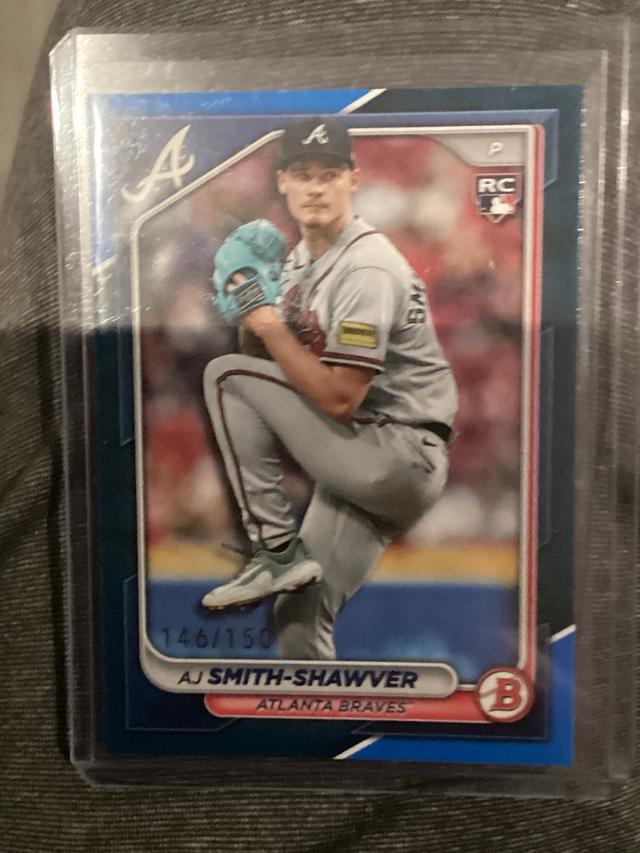 2024 Bowman AJ Smith-Shawver BASE CARDS Blue /150 #63