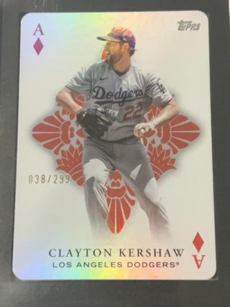 2023 Topps Series 1 Clayton Kershaw ALL ACES /299 #AA-7