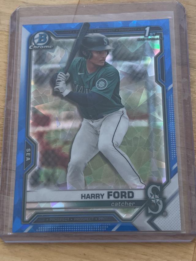 2021 Bowman Draft Harry Ford Bowman Chrome Draft Base Set Checklist #BDC-1