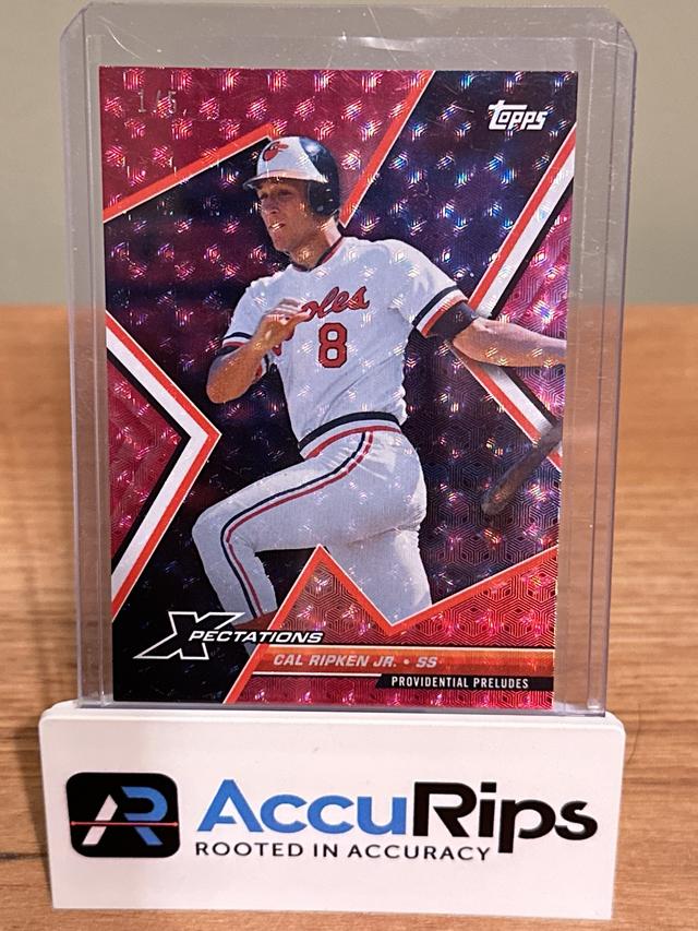 2023 Topps Xpectations Cal Ripken Jr. Base Set Plasma Pink Foil /5 #67