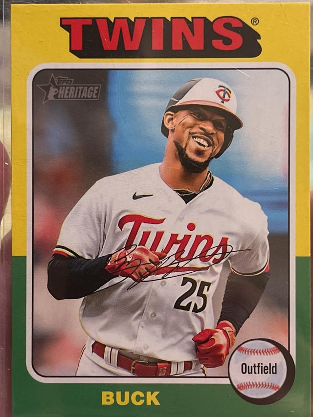 2024 Topps Heritage Byron Keiron Buxton NICKNAME VARIATIONS #126