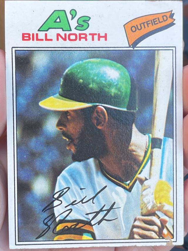 1977 Topps Bill North 1977 Topps Baseball Set #551