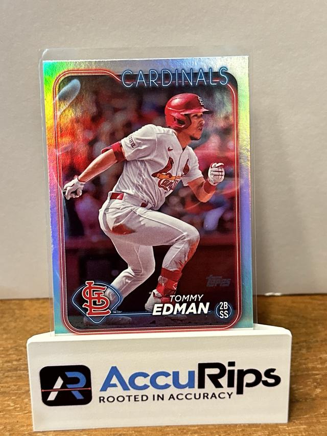 2024 Topps Series 2 Tommy Edman BASE SET Rainbow Foil #491