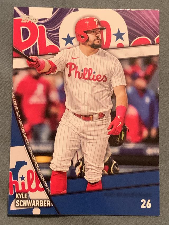 2024 Topps Series 2 Kyle Schwarber SIGNIFICANT STATISTICS #SS-11