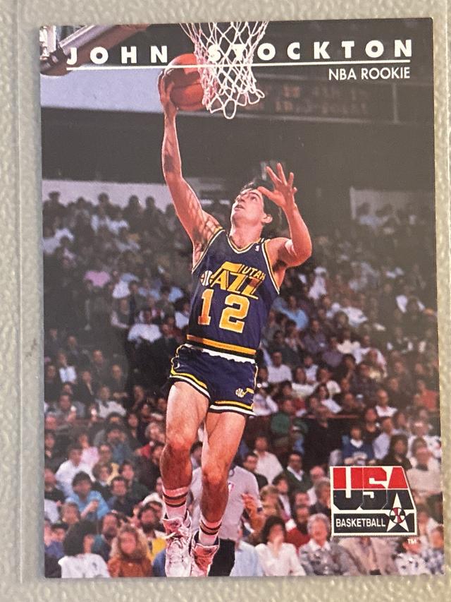 1992 Skybox USA Basketball John Stockton ﻿Base Set #83