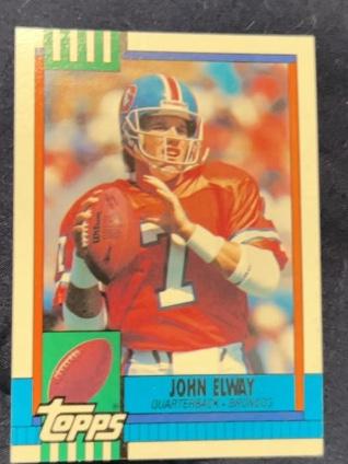 1990 Topps Football John Elway ﻿Base #37