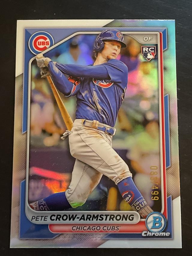 2024 Bowman Chrome Pete Crow-Armstrong ﻿Base Set Refractors /499 #45