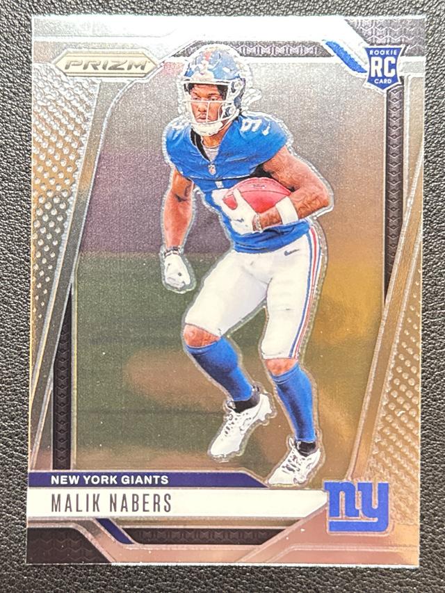 2024 Panini Prizm Football Malik Nabers Rookies #370