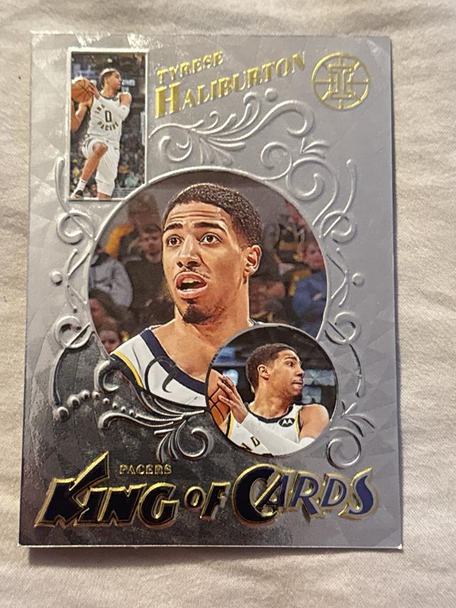 2021-22 Panini Illusions Tyrese Haliburton King of Cards #24