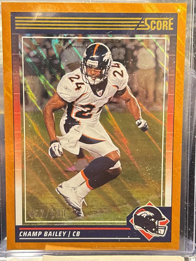 2024 Score Football Champ Bailey ﻿Base Set /630 #90