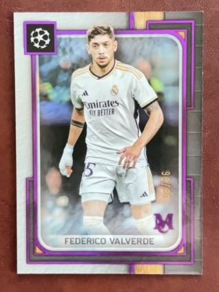 2023-24 Topps Museum Collection UEFA Champions League Federico Valverde /99 #11