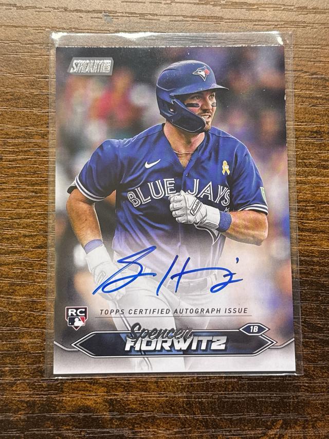 2024 Topps Stadium Club Spencer Horwitz Base Autographs #SCBA-SH