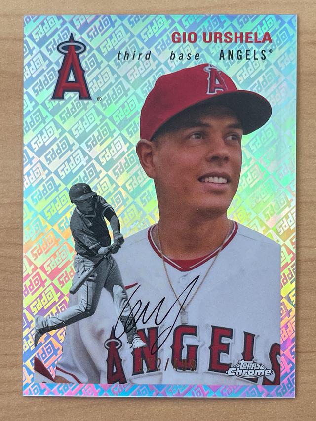 2023 Topps Chrome Platinum '54 Gio Urshela BASE CARDS Refractor /499 #138