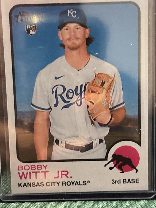 2022 Topps Heritage High Number Bobby Witt Jr. #520