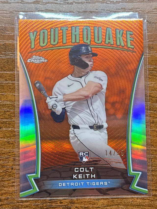 2024 Topps Chrome Update Colt Keith Orange Refractors /25 #YQ-54