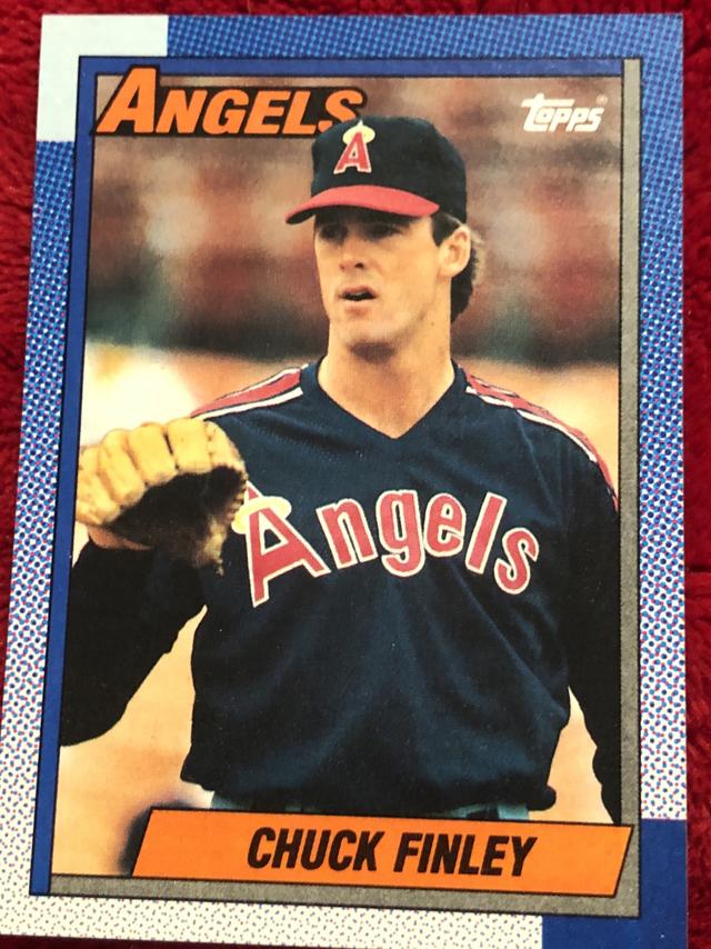 1990 Topps Chuck Finley Base Set #147