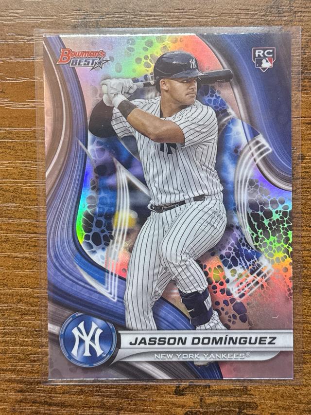 2024 Bowmans Best Jasson Domínguez Refractor #44 RC Yankees