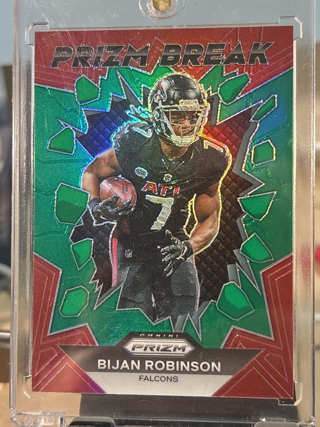 2023 Panini Prizm Football Bijan Robinson Break Set Green Ice #8