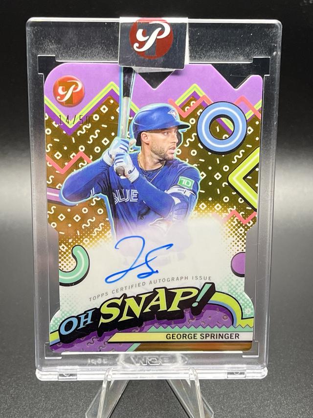 2024 Topps Pristine George Springer Oh Snap! Autographs #OSA-GS