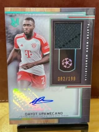 2023-24 Topps Museum Collection UEFA Champions League Dayot Upamecano Autograph