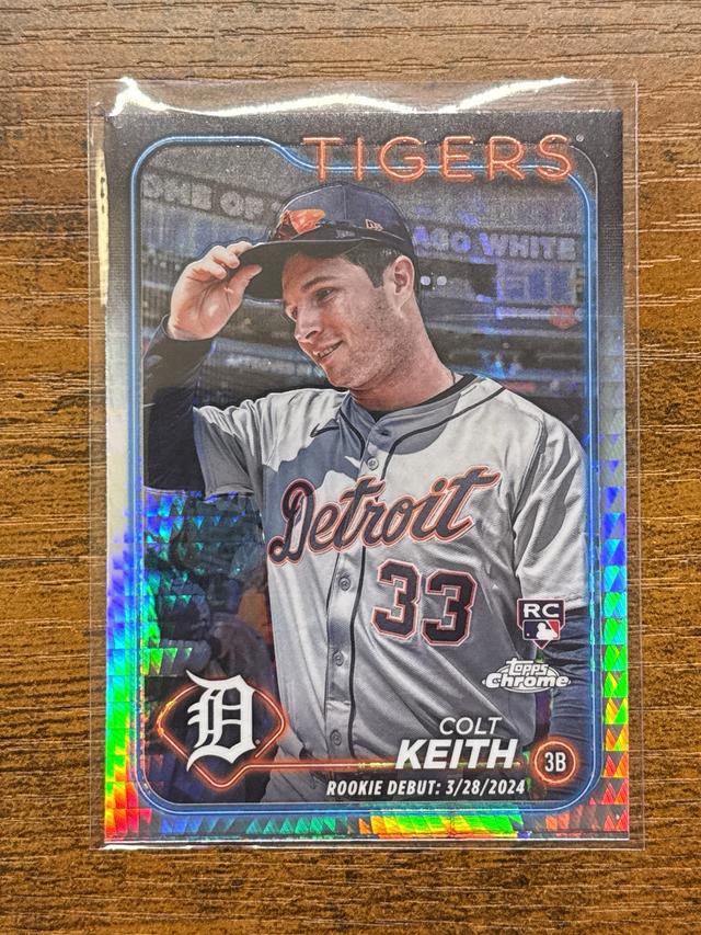 2024 Topps Chrome Update Colt Keith Prism Refractor #USC178