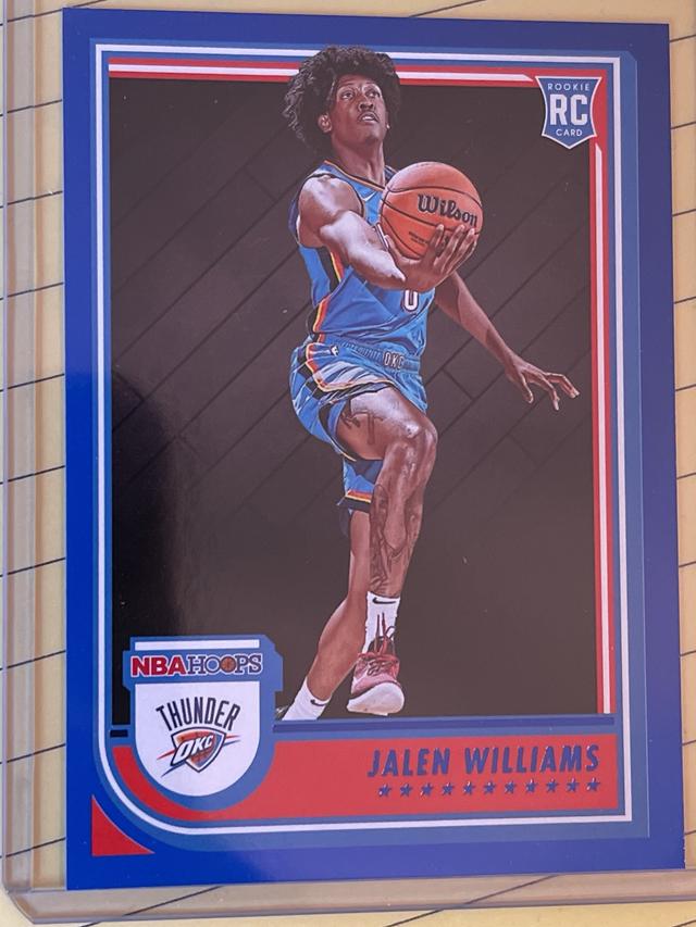 2022-23 Panini Hoops Jalen Williams Base Set Blue #242