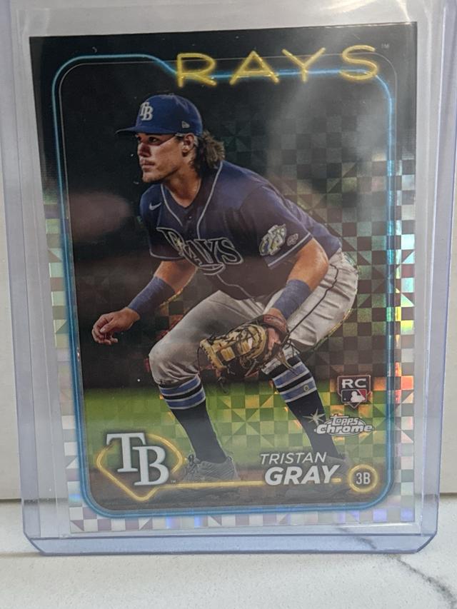 2024 Topps Chrome Tristan Gray ﻿Base Set X-Fractors #8