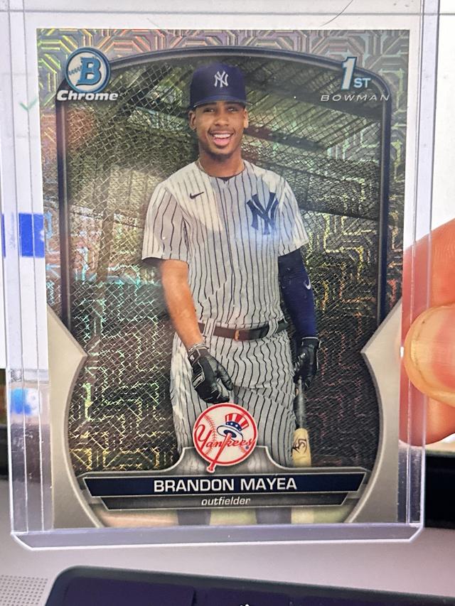 2023 Bowman Chrome Mega Brandon Mayea BOWMAN CHROME MEGA CARDS Base #BCP-188