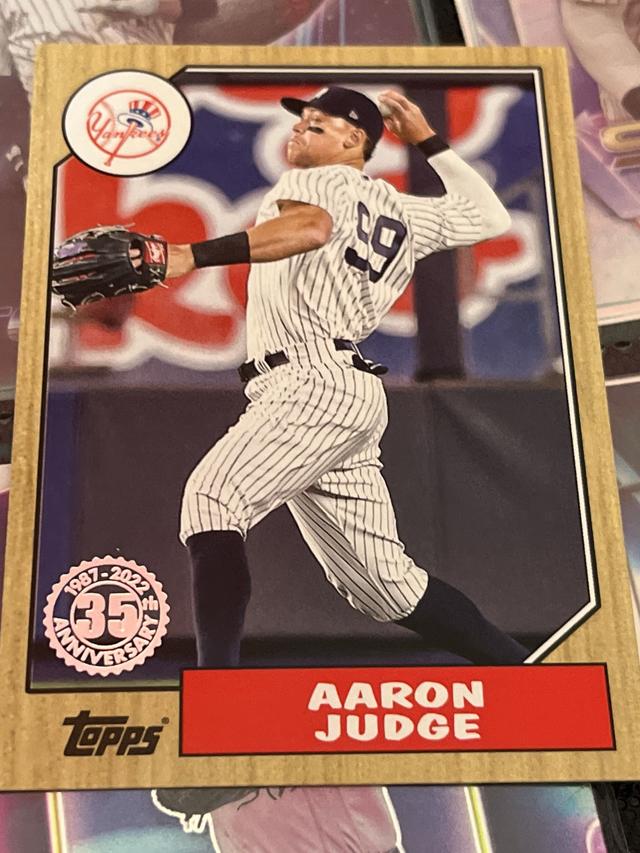 2022 Topps Update Aaron Judge 1987 Topps Baseball Set #87TBU-32