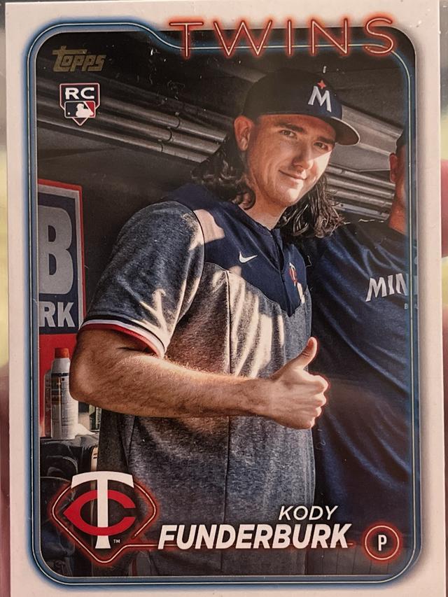 2024 Topps Series 2 Kody Funderburk Golden Mirror #538