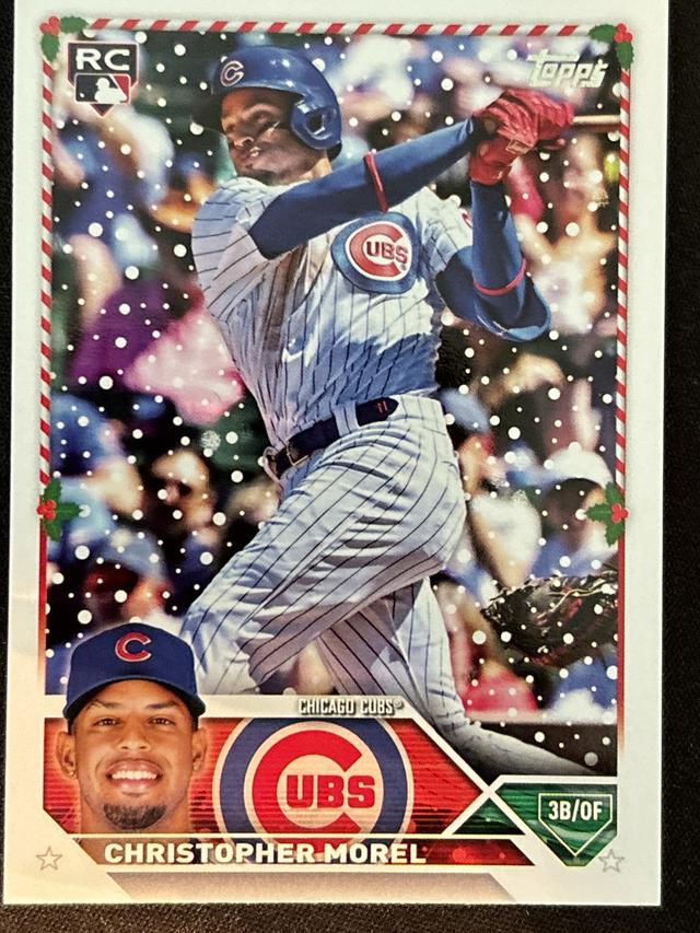 2023 Topps Holiday Christopher Morel BASE CARDS #H86